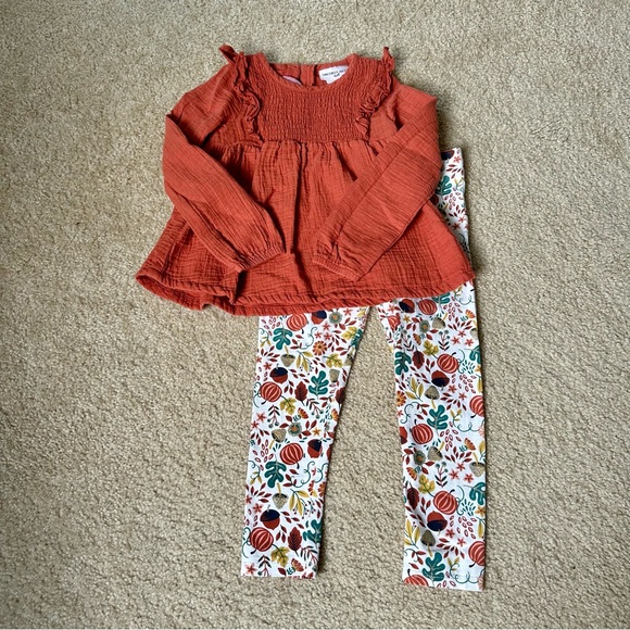 Sincerely Jules Floral Pumpkin Outfit Set - Picture 2 of 6